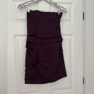 NWT express strapless ruched dress sz 4